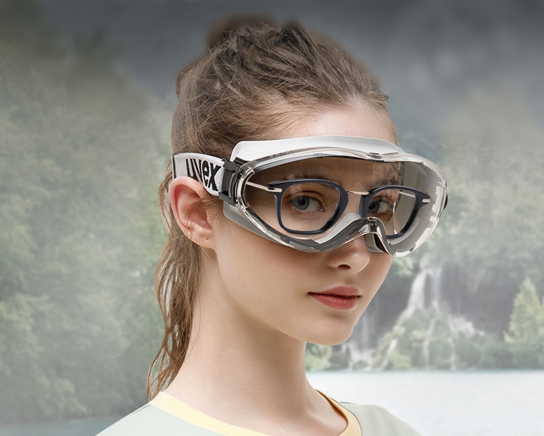 แว่นกันลม กันฝุ่น UVEX ULTRASONIC SAFETY EYEWEAR GERMAMY แว่นตานิรภัย แว่นปั่นจักรยาน แว่นขี่มอเตอร์ไซค์ สวมทับแว่นสายตาได้เลย