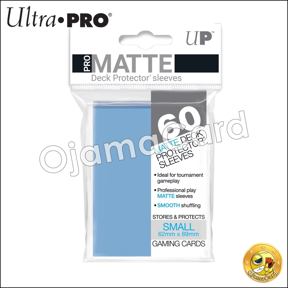 Ultra•Pro PRO-Matte Small Deck Protector Sleeves (60ct) — Light Blue