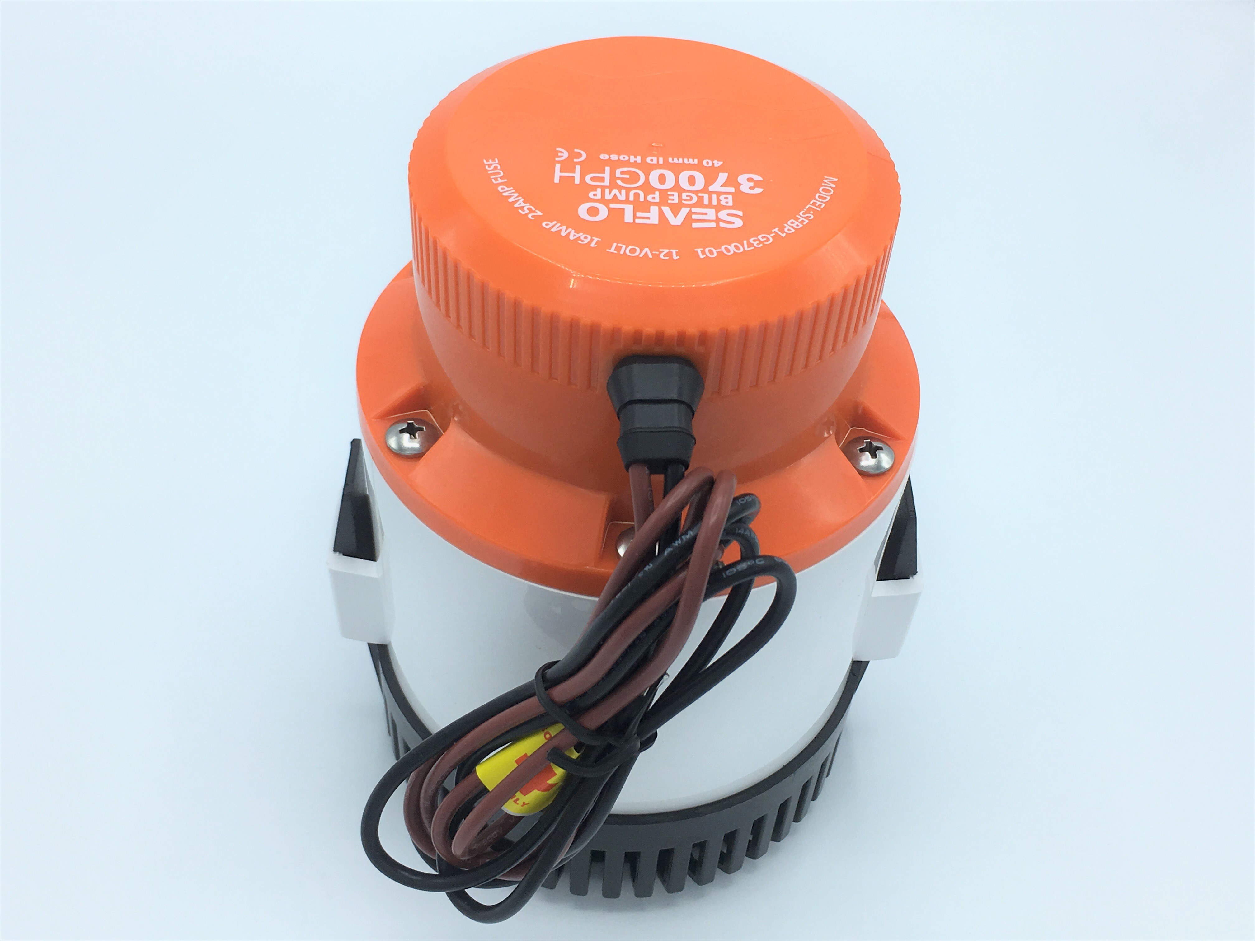 ปั๊มน้ำแบบแช่ DC 12V รุ่น 3700-GPH ( ส่งสูง 7 เมตร ) อัตรา 14,000 ลิตร/ชม.