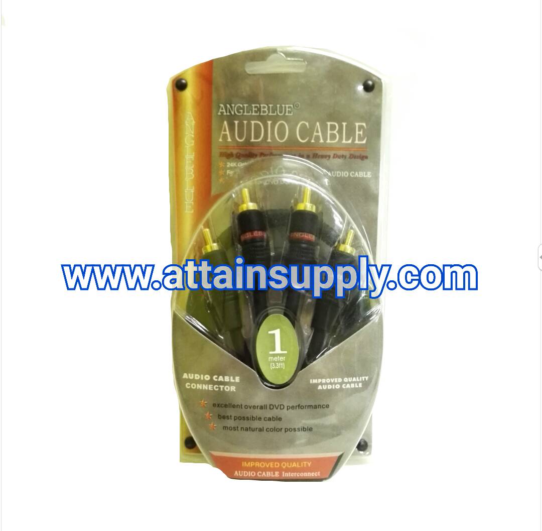 สายAUDIO-ANGLEBLUEสีดำ/1M.