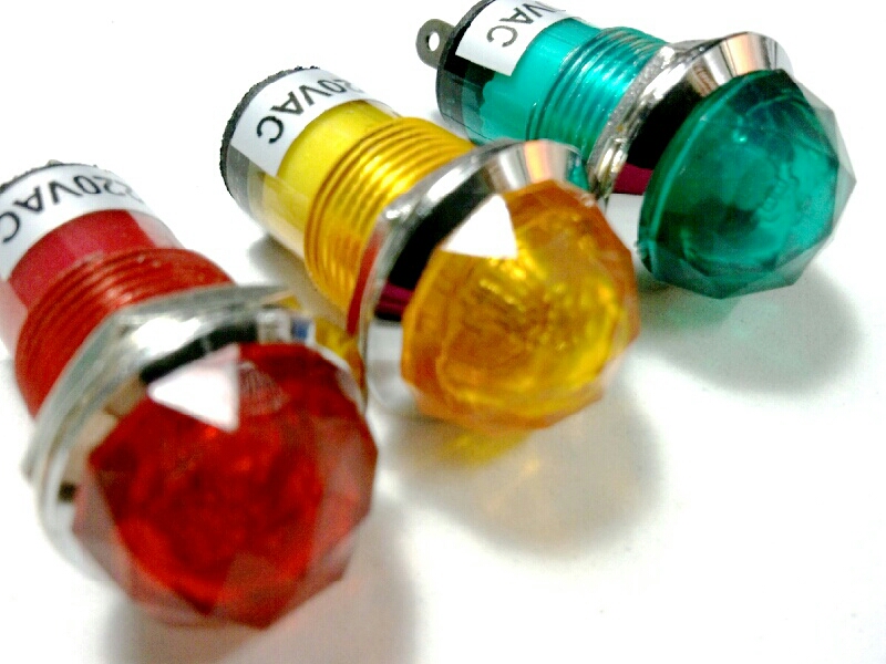 หลอดหน้าปัด-หัวเพชร/220V