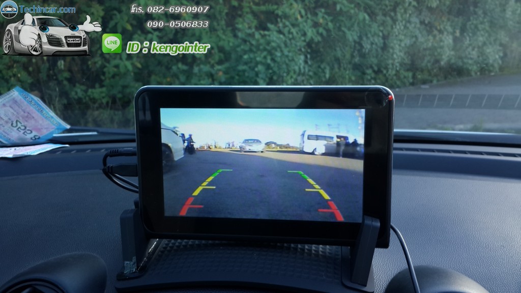 กล้องมองหลังไร้สาย สำหรับใช้กับ GPS (Mini AV-IN)