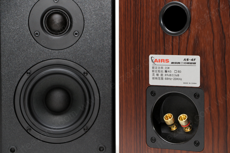 AIRS AS-F4 ลำโพงตู้ไม้ดอก 4 นิ้ว 2 ทาง Crossover 35+35W 4Ω Passive Speaker