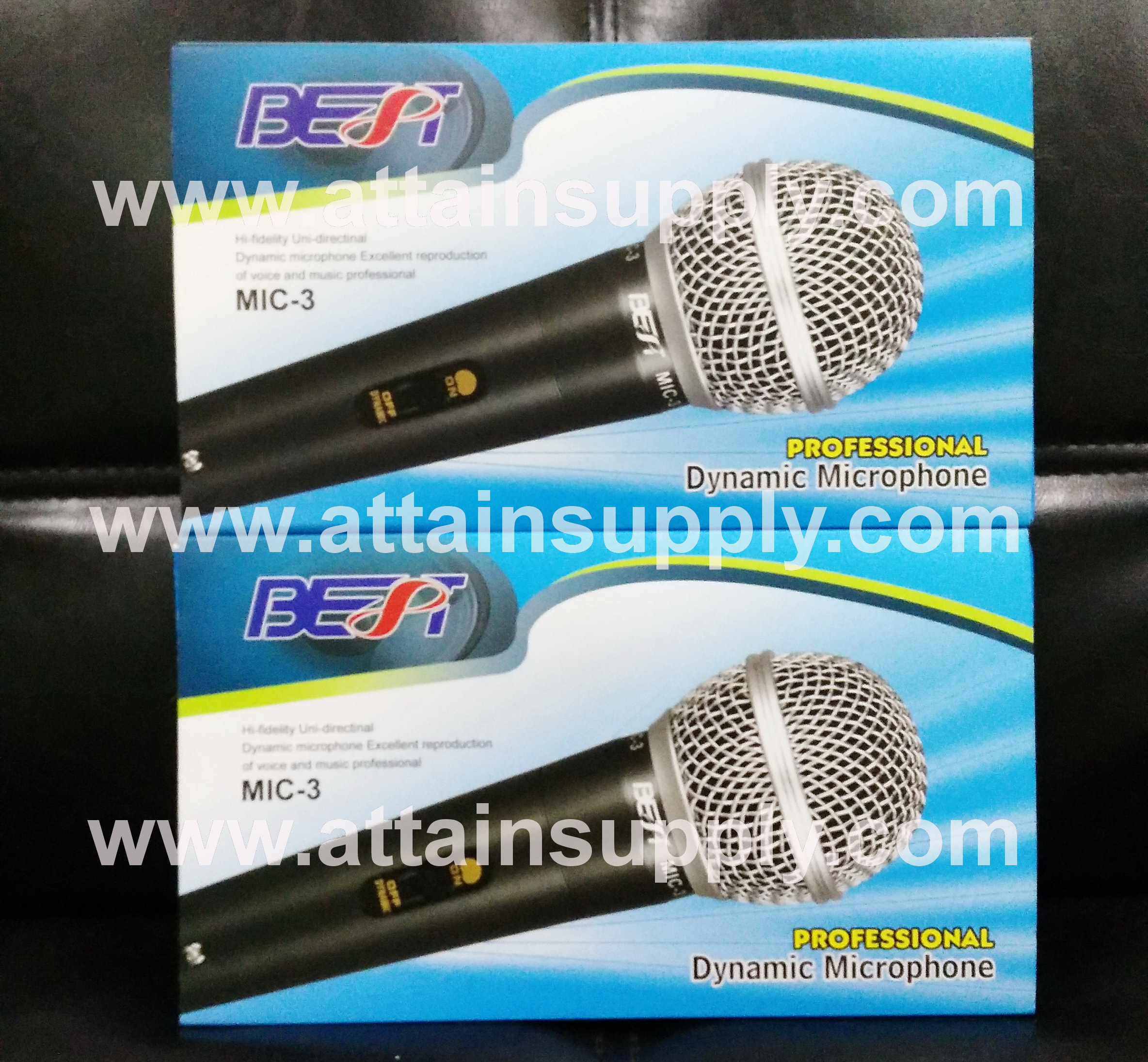 ไมโครโฟนพร้อมสาย BEST-MIC3