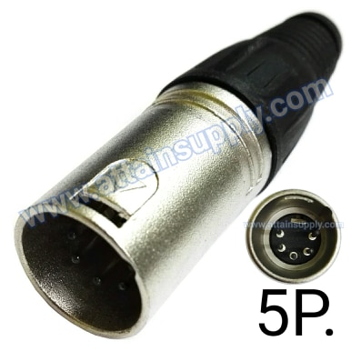 P.XLR-5P.-SILVER
