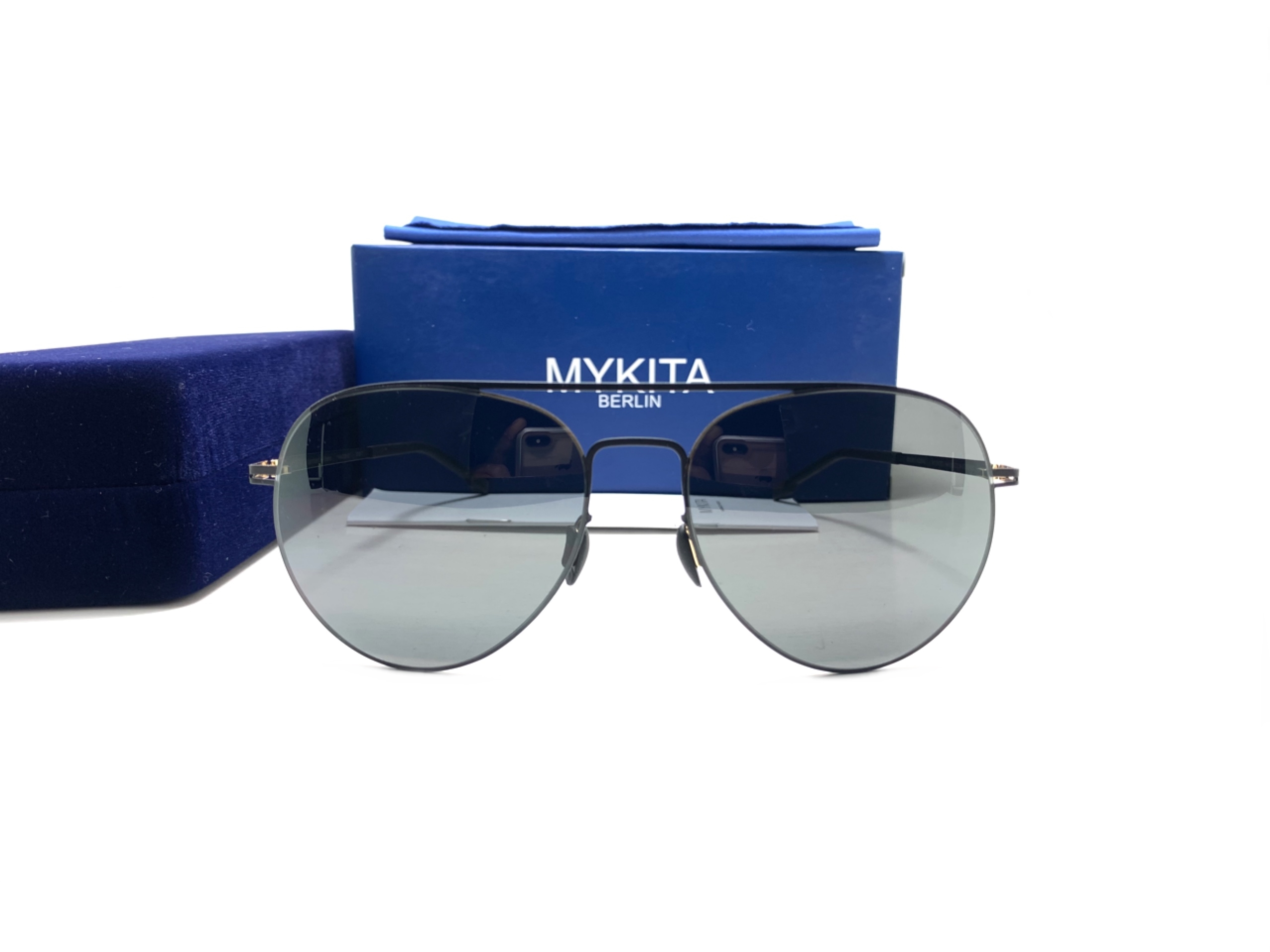 แว่นกันแดด MYKITA WM008-3 COL.001 57-17 140 <ดำ>