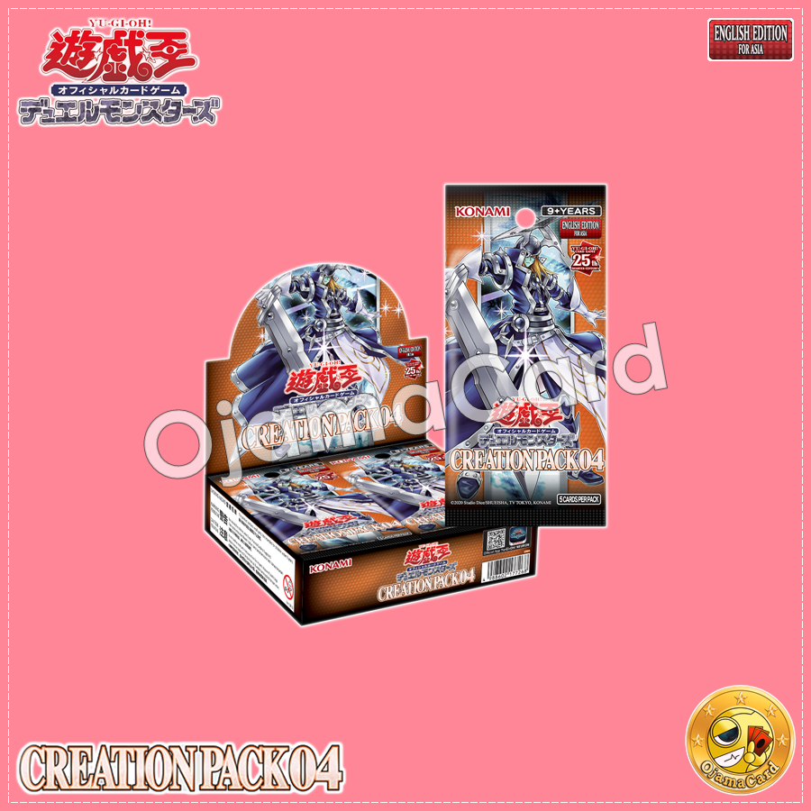 Yu-Gi-Oh! OCG English Edition for Asia — Creation Pack 04 [CR04-AE] +1 Bonus Pack「1 Box」
