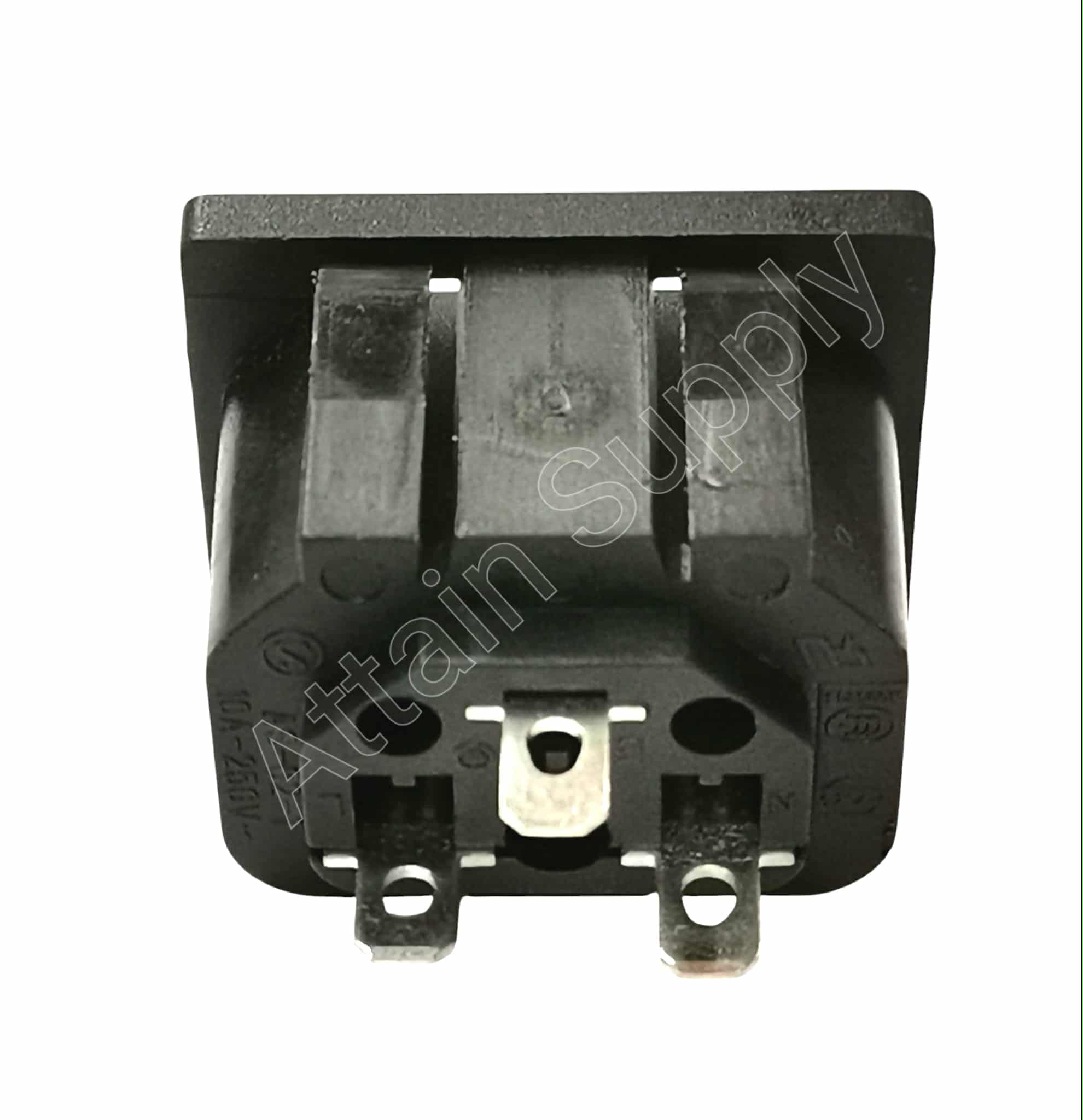 เต้ารับAC-3ขาเมีย ติดแท่น ขอบริมล็อค