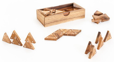 Triangle Dominoes digit (โดมิโน่สามเหลี่ยม แบบตัวเลข)