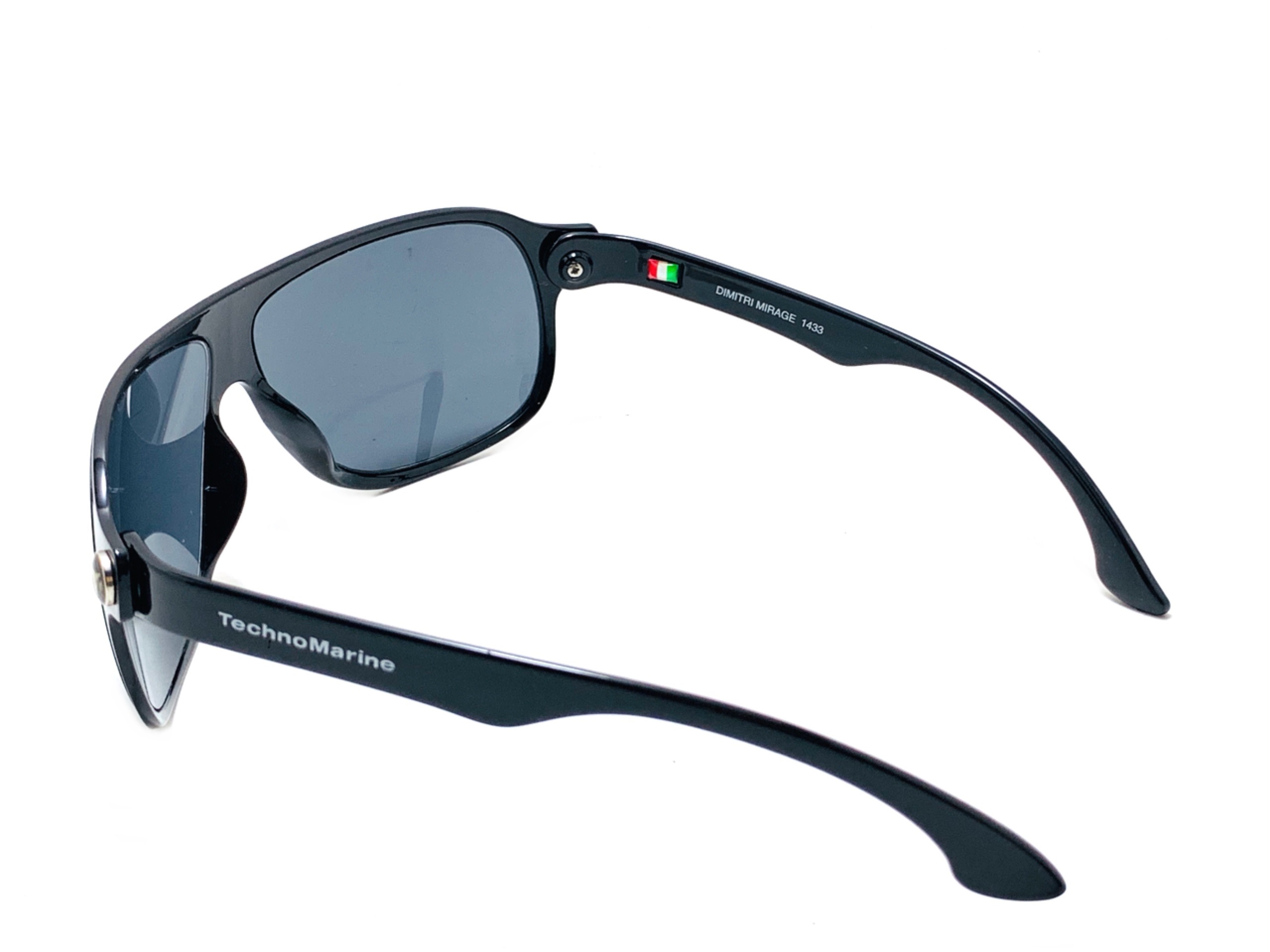 แว่นกันแดด แว่นกันแดดผู้ชาย TechnoMarine Dimitri Mirage 1434 Sunglasses 100%UV400 <ดำ>