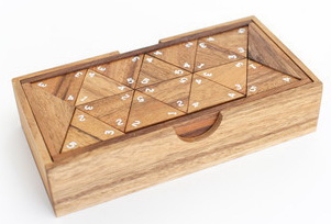 Triangle Dominoes digit (โดมิโน่สามเหลี่ยม แบบตัวเลข)