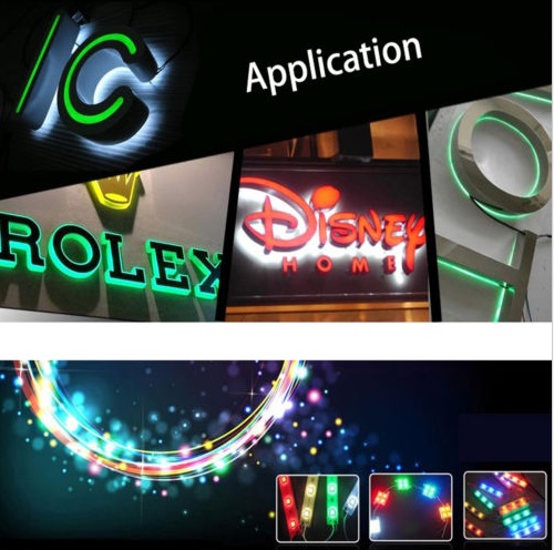 โมดูลติดป้ายไฟ LED Module 5050 0.72W 3P RGB