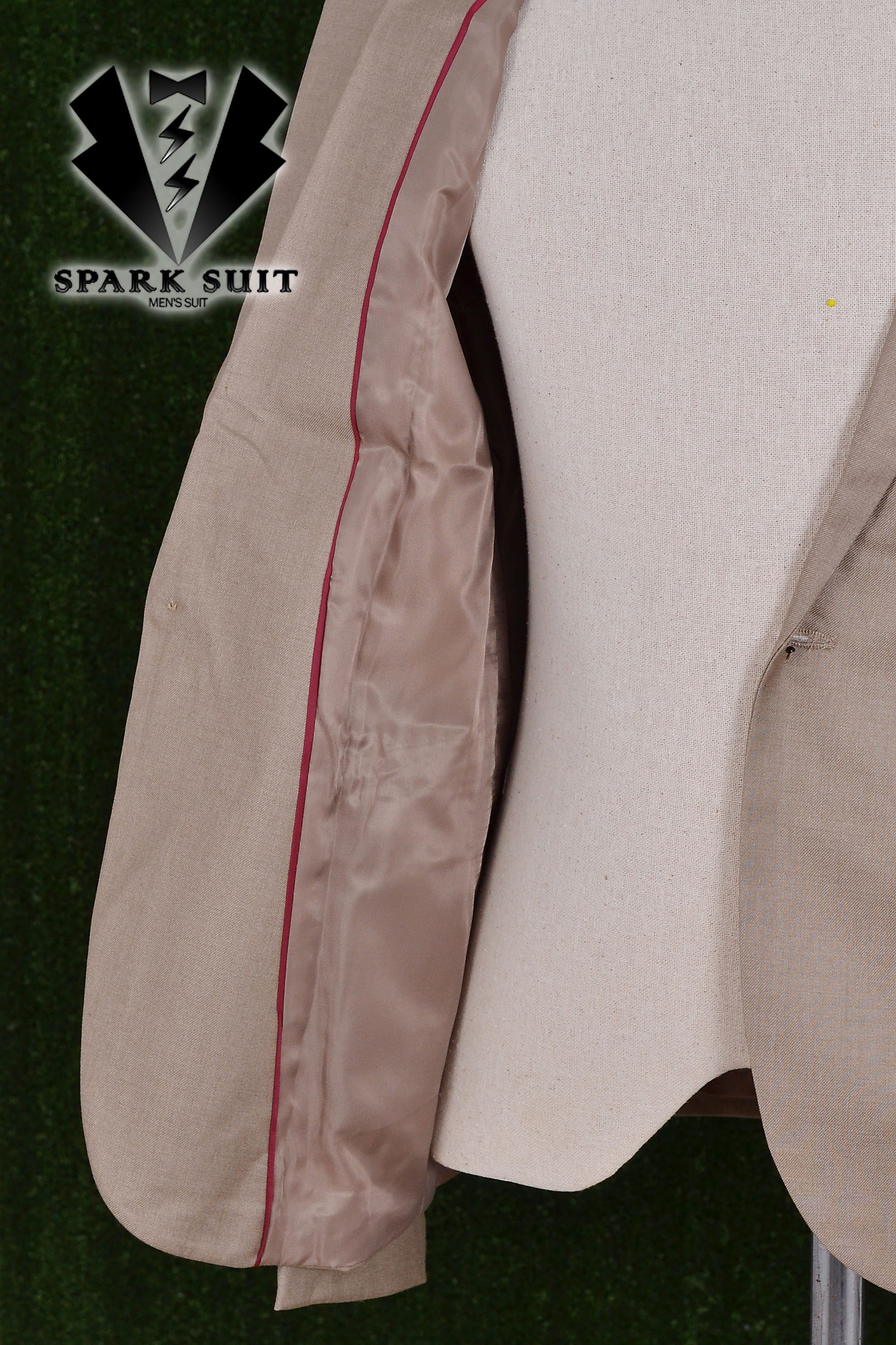 สูท,เสื้อสูท ผ้าคอตตอน เกรดA สีทอง