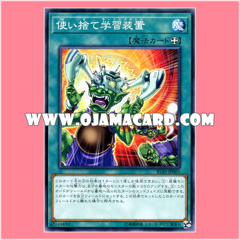 IGAS-JP065 : Disposable Learning Device / Disposable Learning Machine (Common)「JP」