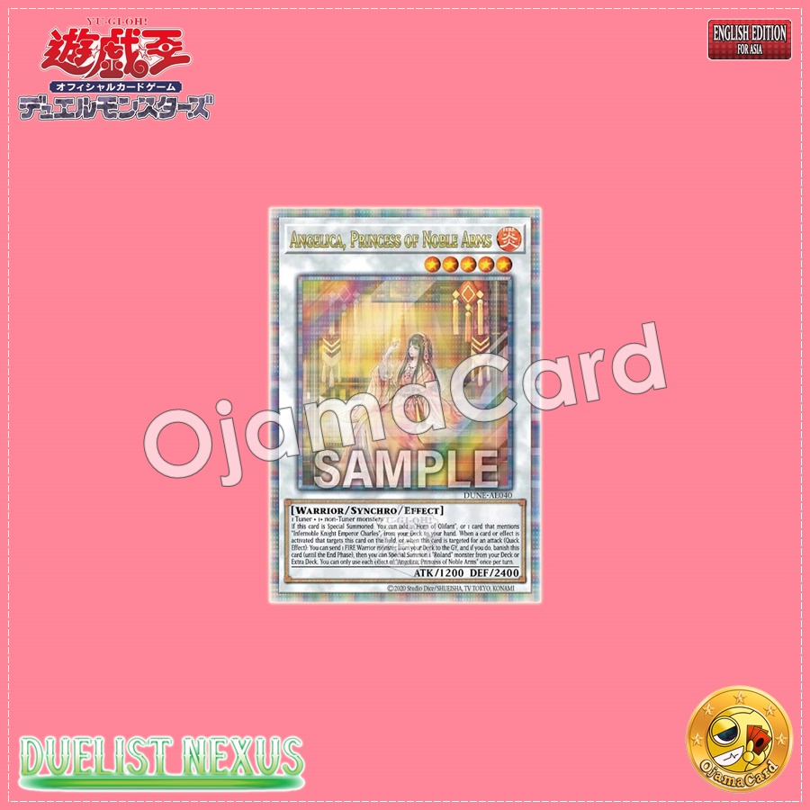 DUNE-AE040 : Angelica, Princess of Noble Arms / Angelica, Princess of Holy Swords (Super Rare)