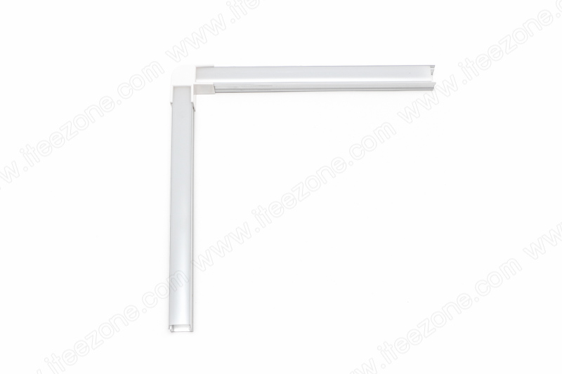 ตัวเข้ามุมสำหรับรางอะลูมิเนียม U Deep รหัส LAR_16 รางไฟ Aluminium Profile รางอลูมิเนียม ใช้กับไฟเส้น LED รางไฟเส้น rail led track โพรไฟล์