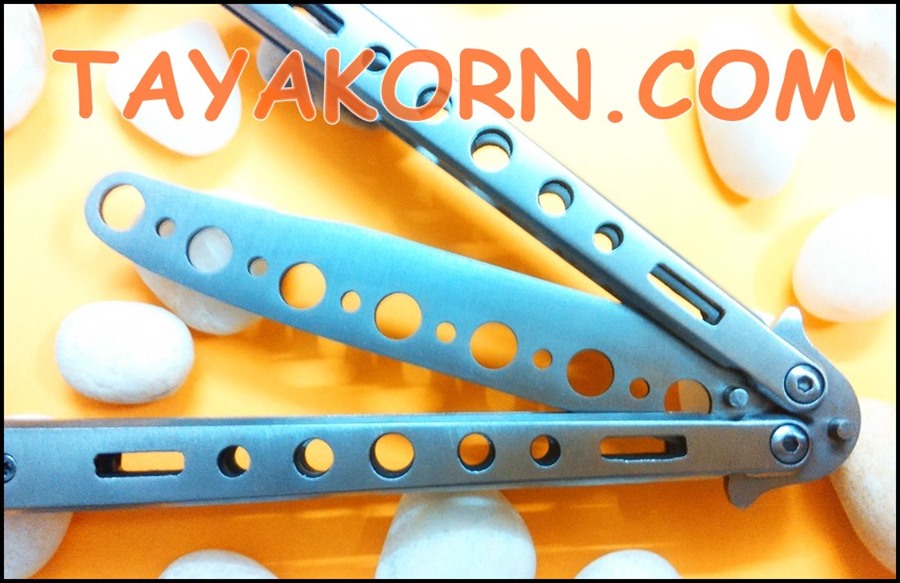 มีดซ้อมควงซิวเว่อร์ไทม์ SilverTime Balisong Trainer Knfie