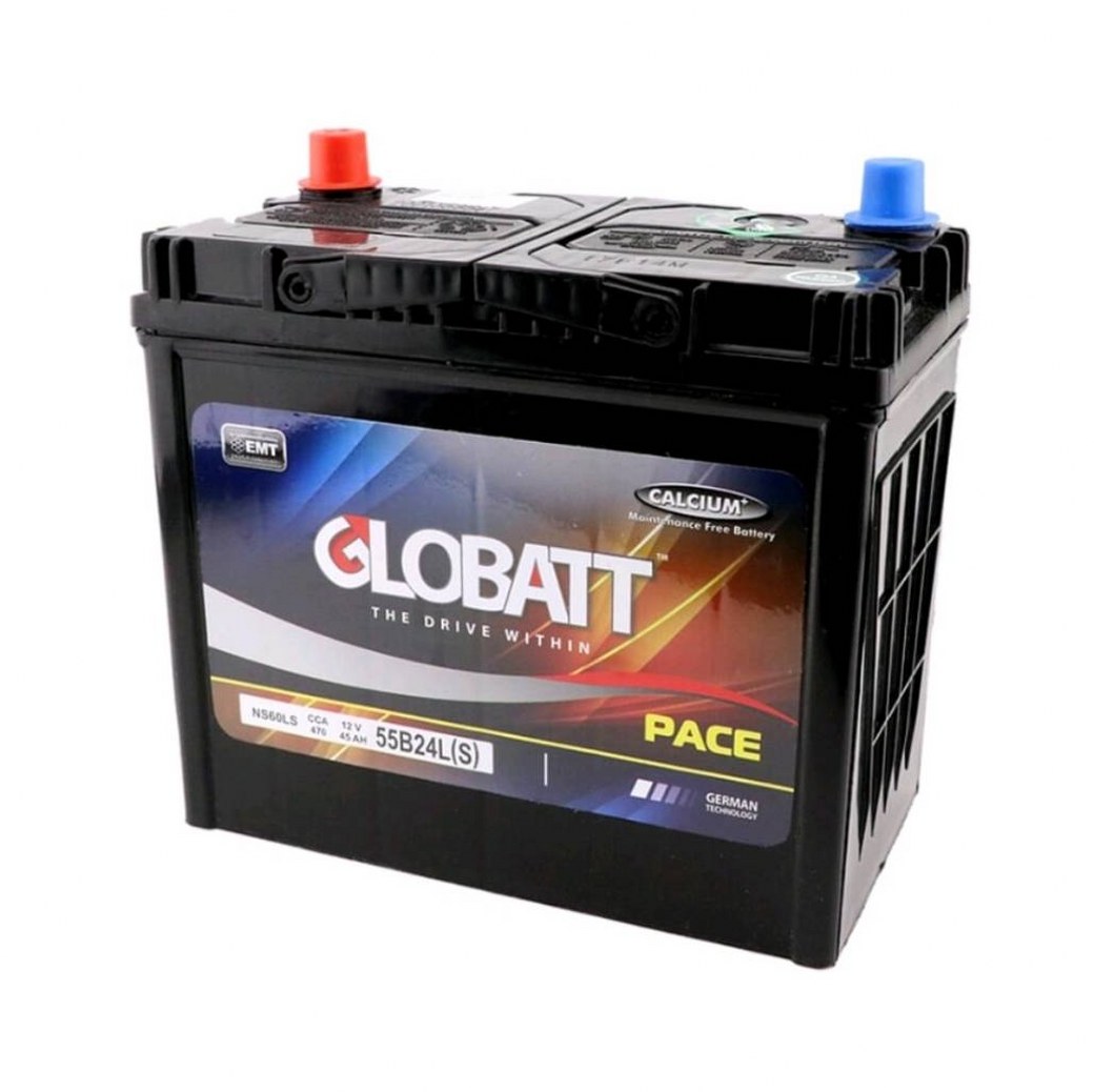 แบตเตอรี่ดีพไซเคิล ( แบตเตอรี่ Deep cycle ) 45Ah 12V ยี่ห้อ GLOBATT ( Pace )