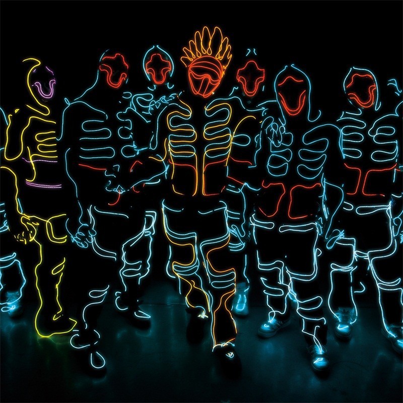 EL Wire 5 เมตร + รางถ่าน AA 2 ก้อน / สีน้ำเงิน