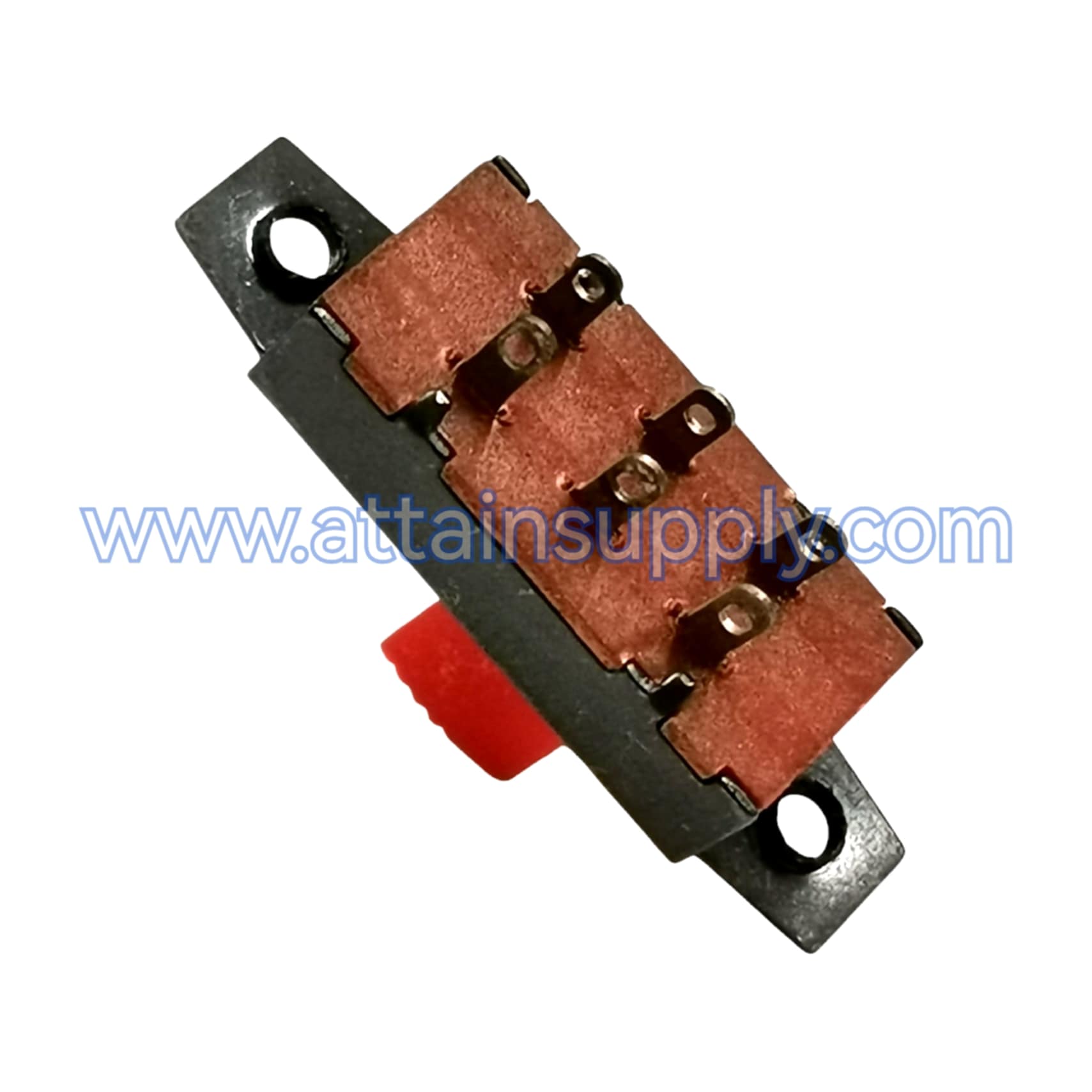 สวิทช์เลื่อน ON-OFF 6ขา/สีแดง