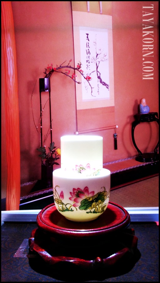 ชุดถ้วยชาแบบดมดื่ม ลายดอกบัว Lotus Tea cup TKLG-LT1