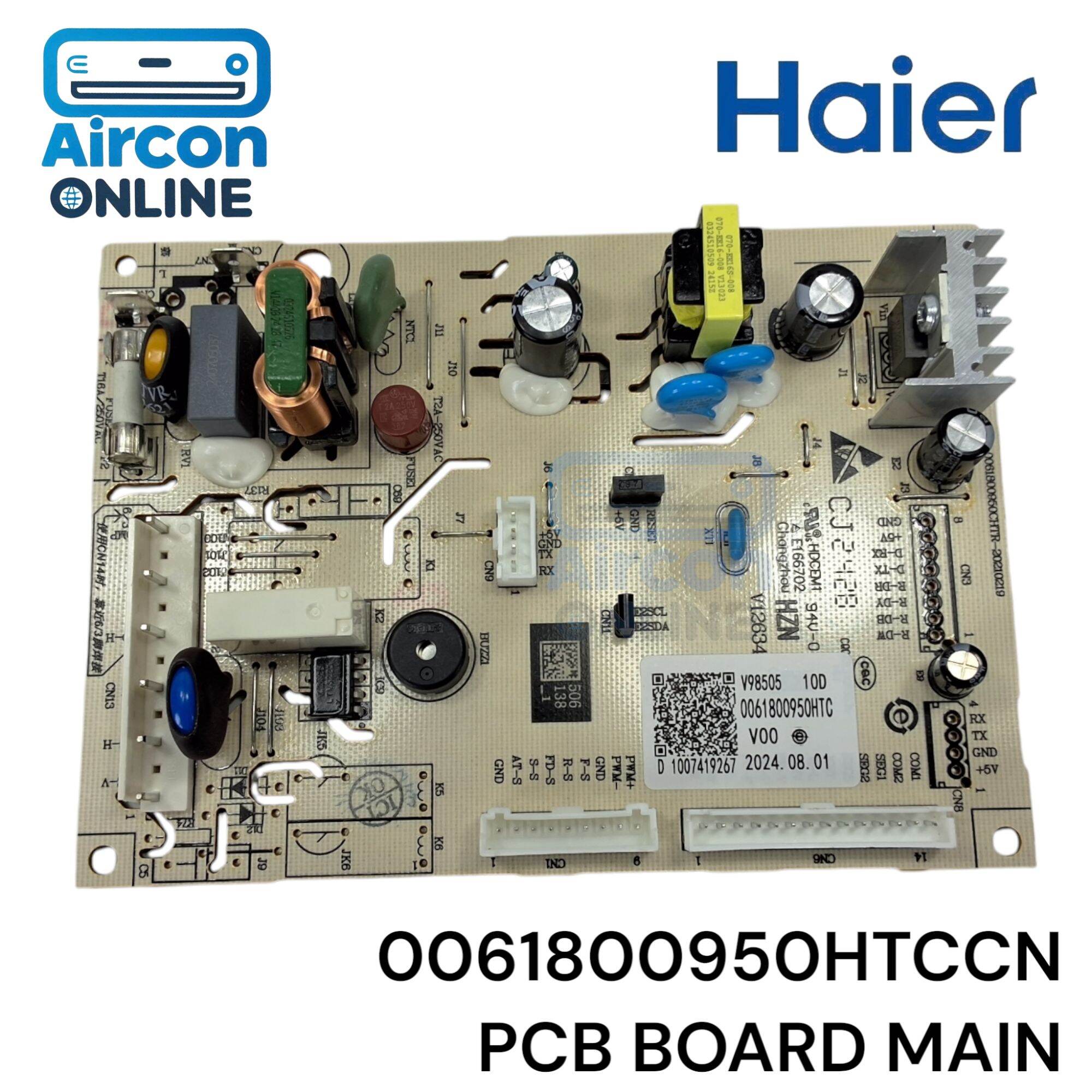 Main PCB Board ตู้เย็น HAIER รุ่น HRF-385NS รหัส 0061800950HTCCN ของแท้ ใหม่ มือ 1