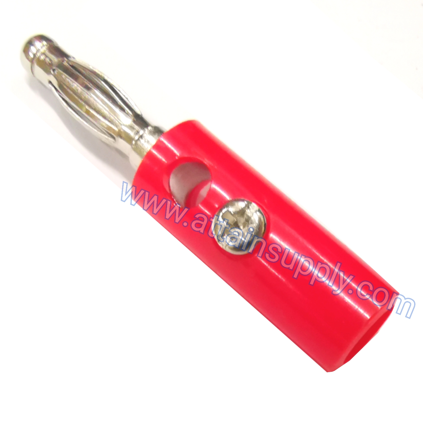 P.BANANA PLASTIC-KNOT/SHORT-RED