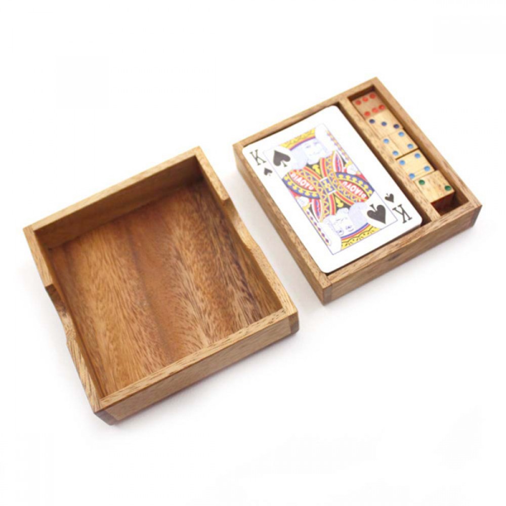 Playing Card Box (กล่องไม้สำหรับใส่การ์ด)