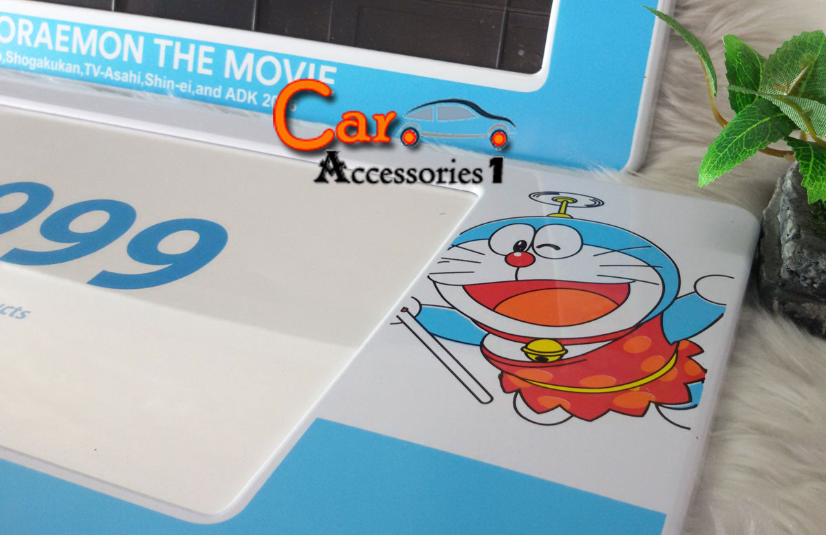 กรอบป้ายทะเบียนกันน้ำโดเรม่อน Birth of Japan ชนิดหน้าสั้นหลังยาว (1 แพค บรรจุ 2 ชิ้น หน้า-หลัง) สินค้าลิขสิทธิ์แท้ ราคาพิเศษ New arrival!