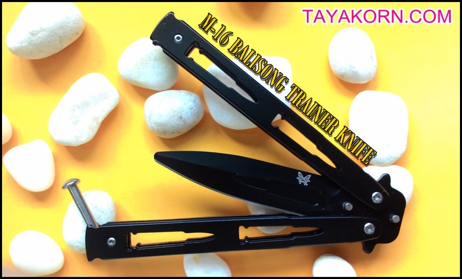 มีดซ้อมควง บาลิซองเอ็ม16 M16 BALISONG TRAINER KNIFE TKBS-M16TR