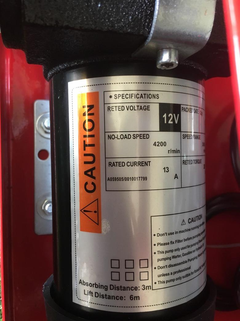 ปั๊มดูดน้ำมันอัตโนมัติ DC12V รุ่น DFCD40 ( มีมิเตอร์ )