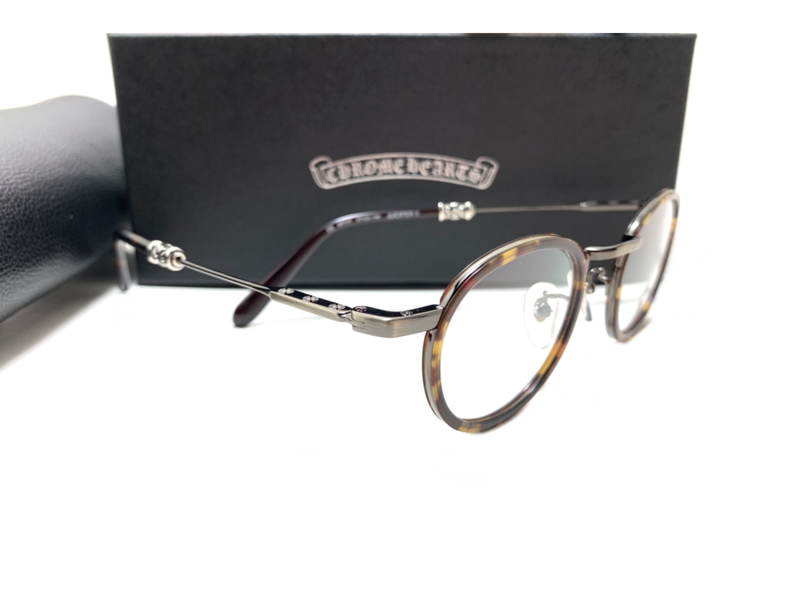 แว่นสายตา Chrome Heart JUCIFER II 47-23 148 mm. <ลายกระ>