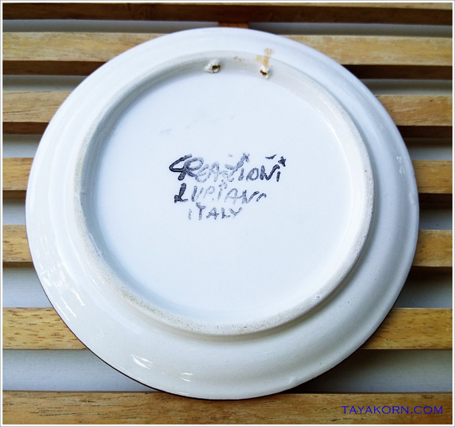 จานรองแก้วกาแฟสะสม แบบD1 Creazioni Luciano made in Italy