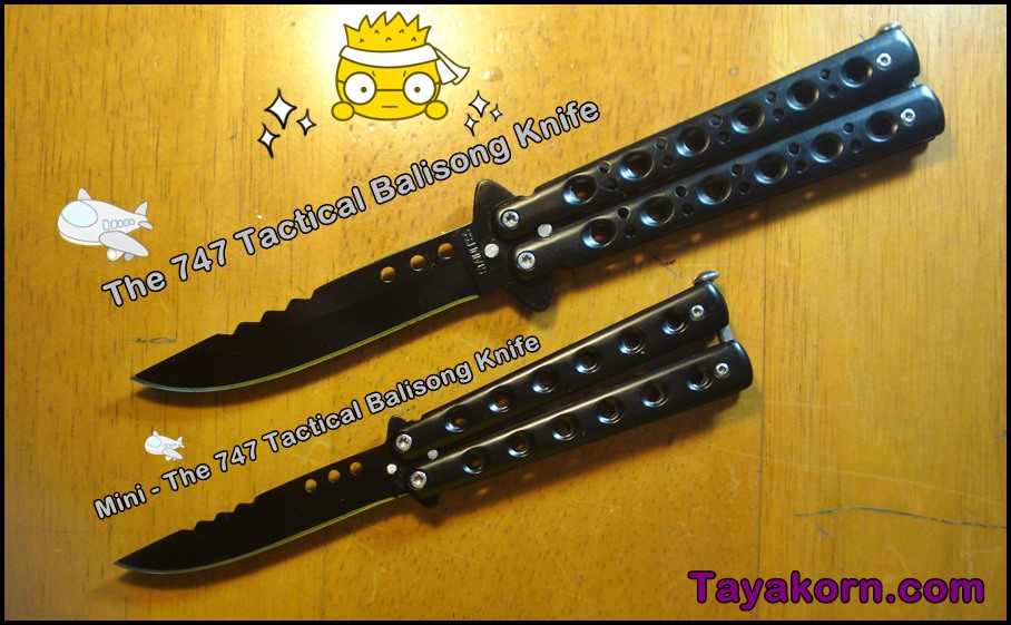 มีดบาลีซอง Mini-The747 Tactical Balisong Knife TKBS-M747