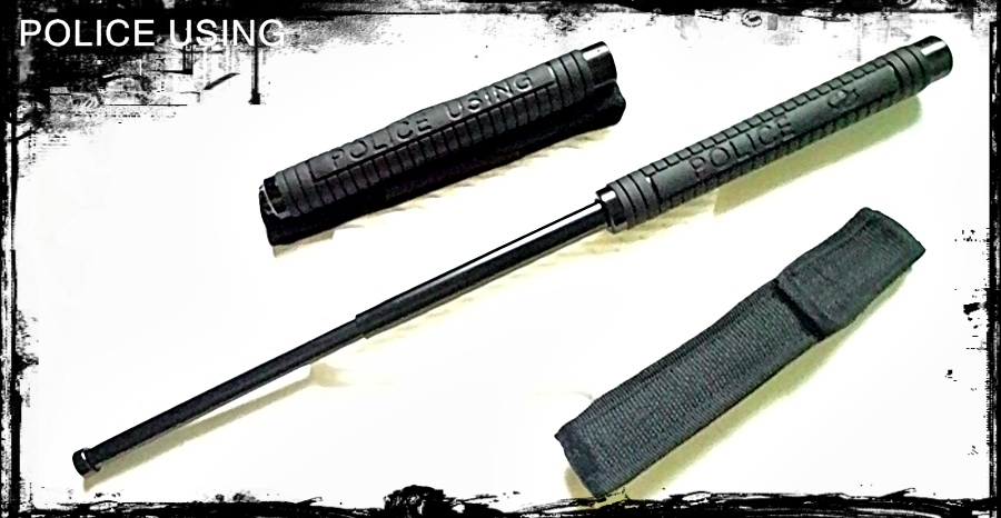 ดิ่ว 3 ท่อน(ตะบองเหล็ก3ท่อน) POLICE USING Barton 19.50 "