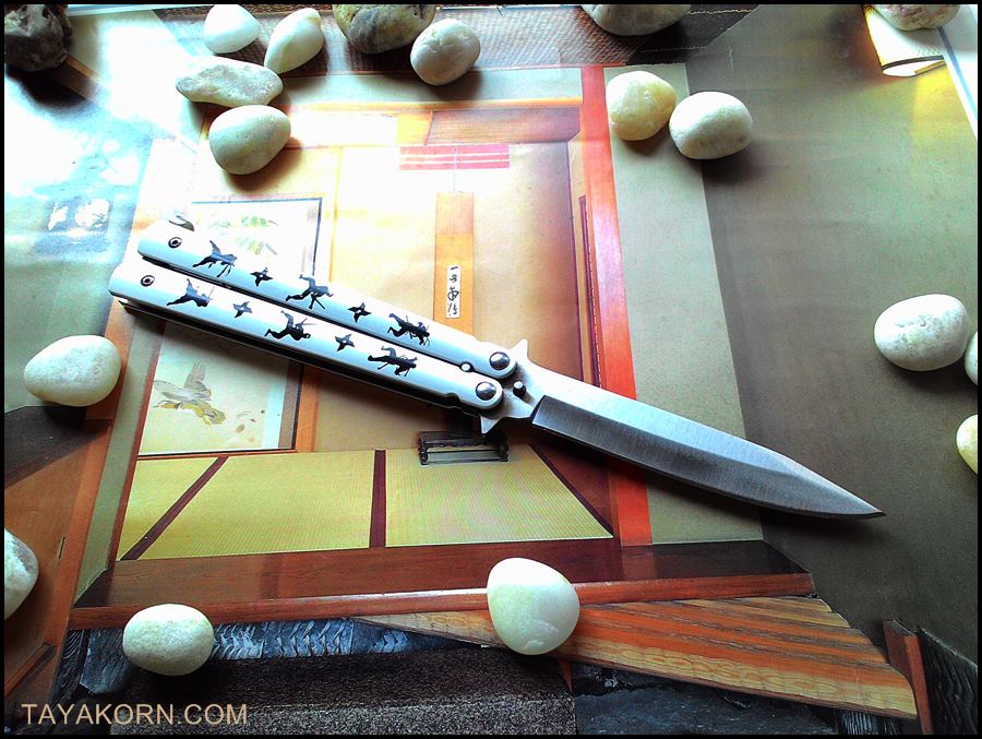 มีดควงเดอะชาโดว์ THE SHADOW BALISONG KNIFE TKBS-SD1