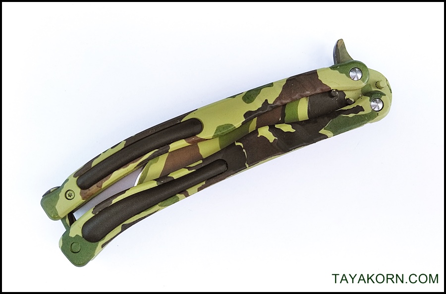 มีดควง ซีเอสโก คาโม่ ZS GO CAMO Balisong Knife TKBS-ZS7
