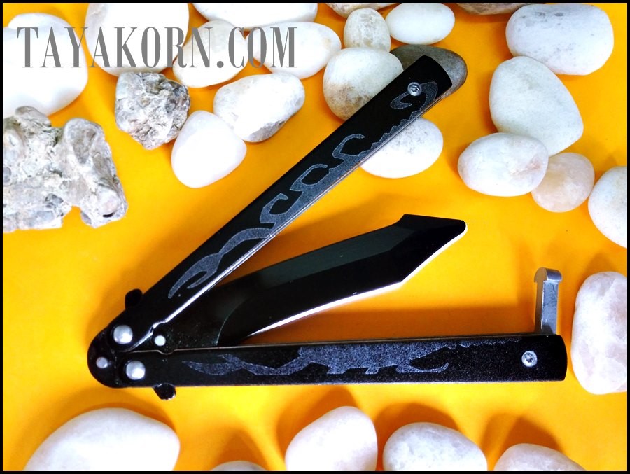มีดซ้อมควงเดอะสกอร์เปี้ยนคิง THE SCORPION KING BALISONG TRAINER KNIFE TKBS-SK8TR