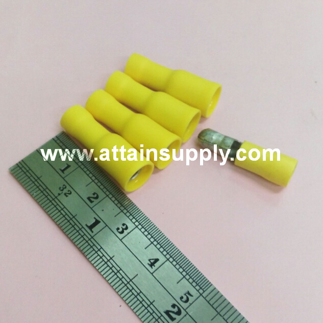 หางปลาเสียบ-กลม F6A/YELLOW