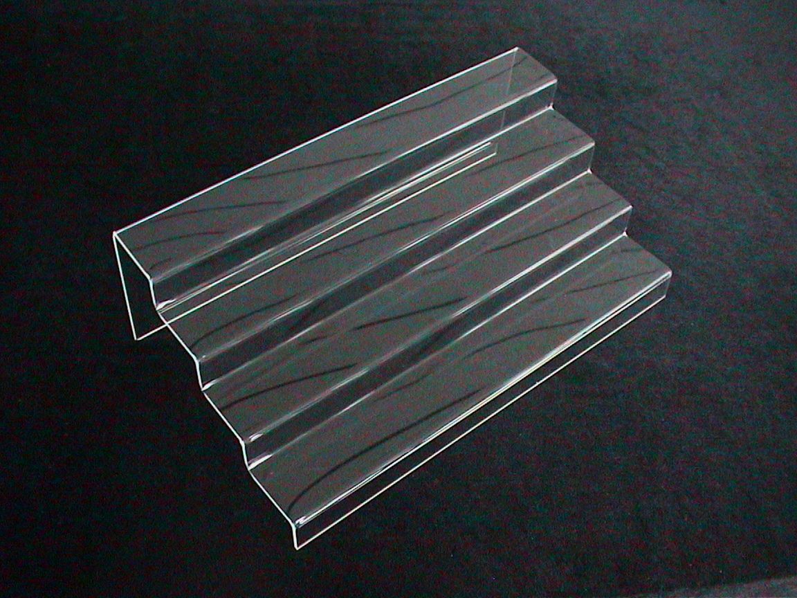 บันไดอะครีลิค 4 ขั้น 6นิ้ว (15x26x16cm.) โชว์สินค้า **มีสินค้าพร้อมส่ง ใส / ดำ ชิ้น