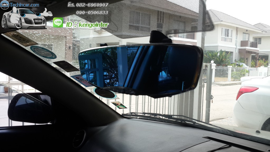 กล้องจอกระจก2016 จอ5.0" + กล้องวีดีโอหน้าหลัง + กล้องถอยหลัง Car Camcoder Q3 รุ่นใหม่ล่าสุด