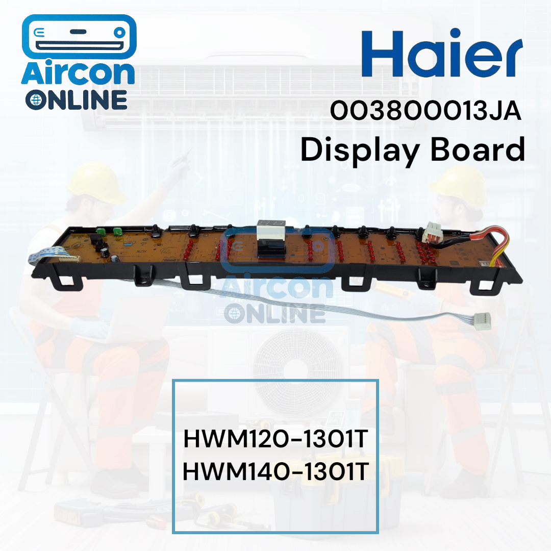 Display Board. เครื่องซักผ้า Haier รุ่น HWM120-130T และ HWM140-1301T รหัส 0031800013JA
