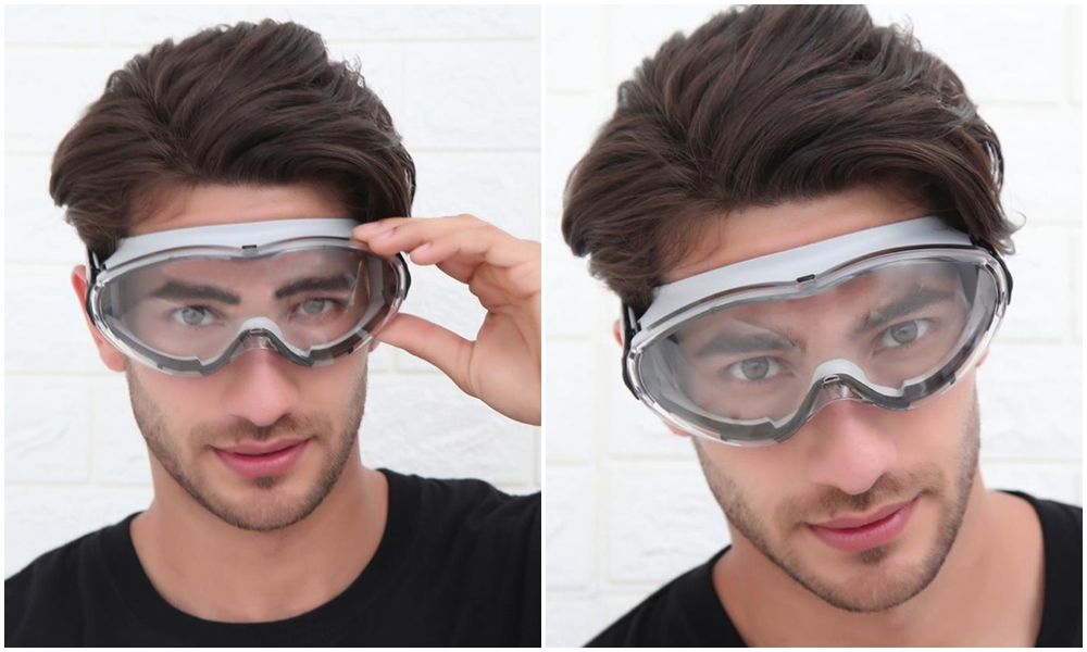 แว่นกันลม กันฝุ่น UVEX ULTRASONIC SAFETY EYEWEAR GERMAMY แว่นตานิรภัย แว่นปั่นจักรยาน แว่นขี่มอเตอร์ไซค์ สวมทับแว่นสายตาได้เลย