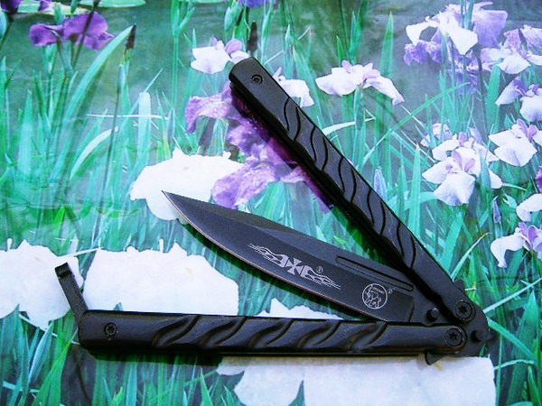 มีดควงแบล็คโรโบคอป BLACK ROBOCOP Balisong TKBS-088