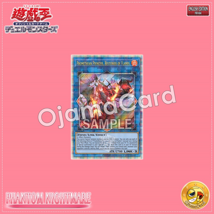 PHNI-AE052 : Promethean Princess, Bestower of Flames / Criminal Princess, Bestower of Flames (Quarter Century Secret Rare)