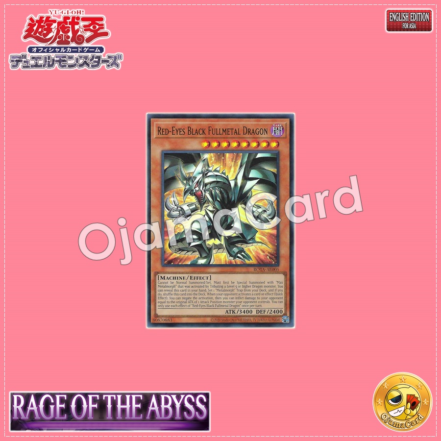 ROTA-AE005 : Red-Eyes Black Fullmetal Dragon (Ultra Rare)