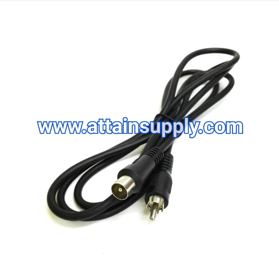 สายP.75OHM-P.RCA สีดำ/1.5M.