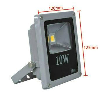 ไฟ LED Flood White 10W 12V(สีขาว 900LM) (ส่งฟรี)