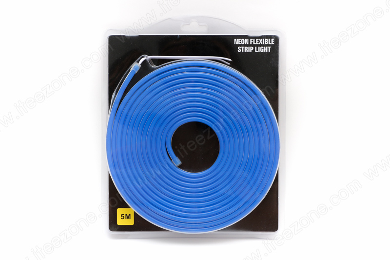 ไฟเส้น Neon Flex 12V Silicone สี Blue น้ำเงิน (กันน้ำ)