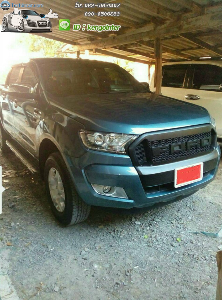 กระจังหน้า Ford Ranger T6 MC ตัวอักษรสี ขาว วัสดุเกรดA